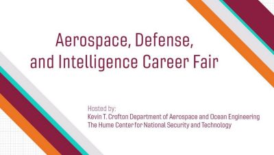 Hume Center co-hosts Aerospace, Defense, and Intelligence Career Fair