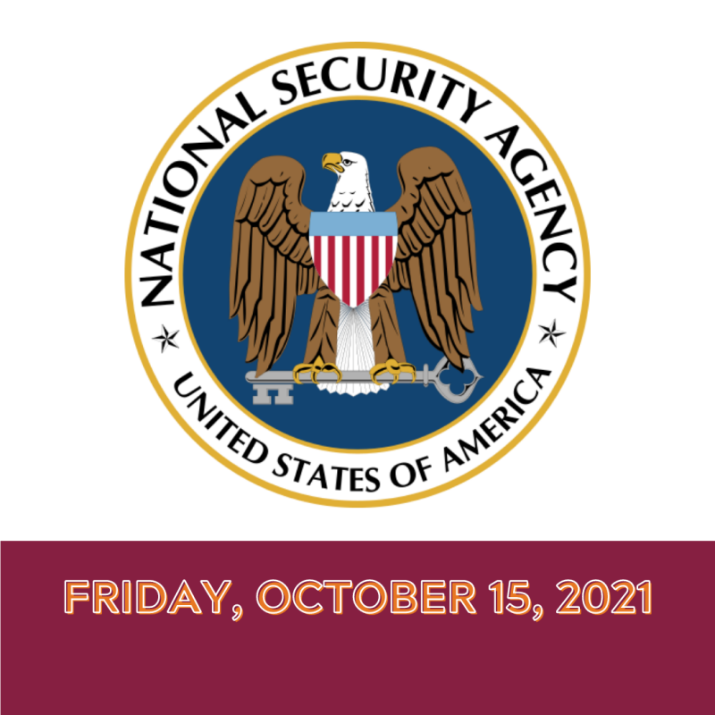 Lunch & Learn: National Counterterrorism Center (NCTC)