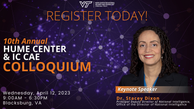 10th Annual Hume Center & IC CAE Colloquium