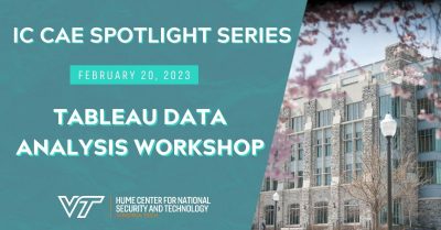 IC CAE Spotlight Series: Tableau Data Analysis Workshop