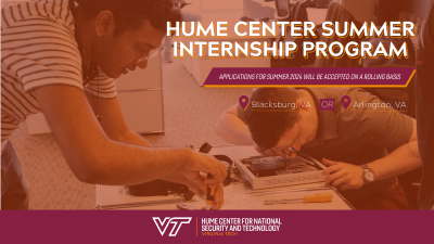 Hume Center Summer Internship Program