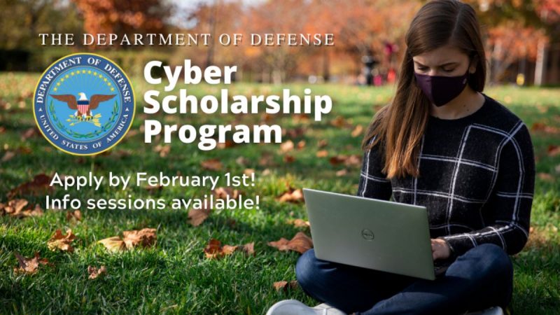 flyer for dod cyber scholarship program